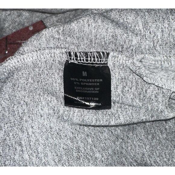 Fresh + Love Paris Graphic Sweater Gray Rhinestone Eiffel Tower Medium Women’s - Picture 5 of 7